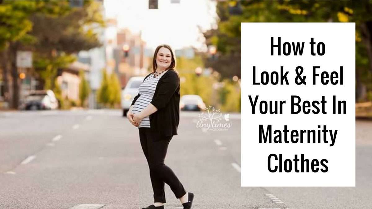 Portland Oregon mom on a street in Beverton Oregon for a maternity photoshoot | best maternity stores in Vancouver Washington and how to look and feel your best in maternity clothes