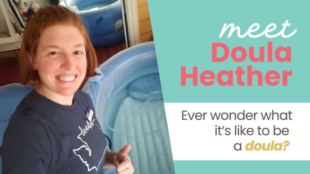 Doula Heather's storytelling session, sharing her journey as a birth doula in Vancouver WA and Portland OR.