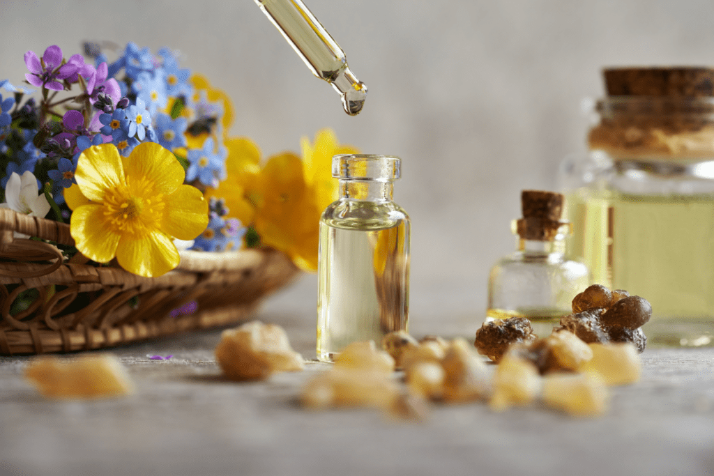 Pregnancy-safe body oil for a relaxing massage.